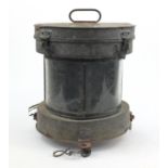 Meteorite masthead ship's lantern, numbered C36941, 38cm high