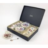 Cased Aynsley Bird of Paradise six piece tea service