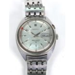Seiko Bell-matic stainless steel gentleman's wristwatch, numbered 217027 to the back