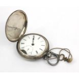 William Braund Dartford silver gentleman's full hunter pocket watch, 5cm diameter