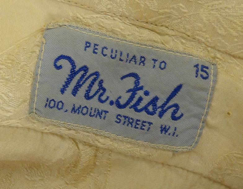 1960s Mr Fish gentleman's shirt, 15inch neck, size Small and one other (This lot was part of a Rye - Image 6 of 6
