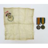 Military interest World War I medals awarded to A-342491 PTE.H.C.COTTREL A.S.C., together with a