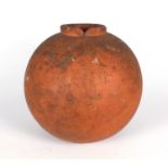 Antique terracotta burial vessel, 30cm diameter