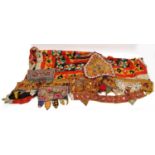 Vintage Indian psychedelic fabric tent (This lot was part of a Rye storage facility containing