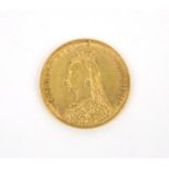 Queen Victoria 1892 gold sovereign