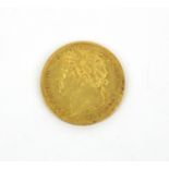 George IIII 1824 gold sovereign