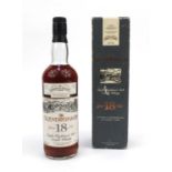 Boxed 70cl bottle of The Glendronach 18-year old single Highland malt Scotch whisky, 'Matured in
