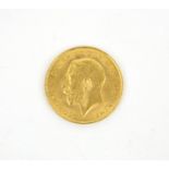 George V 1915 gold half sovereign