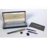 Boxed Parker sterling silver pen