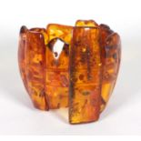 Natural amber bracelet, approximate weight 67.5g