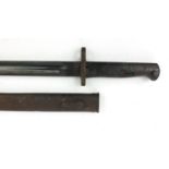 German Mauser bayonet, the blade named Simpson & Co, Suhl, 42cms diameter