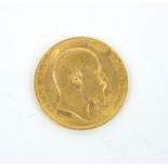 Edward VII 1910 gold sovereign