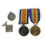 Military interest World War I medals awarded to 105054 C.O.M.SJT.G.W.PERRY R.E., together with a