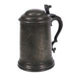 Rowing interest Victorian glass bottomed pewter tankard, Pembroke College, Robinson Cup Challenge