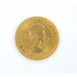Elizabeth II 1966 gold sovereign