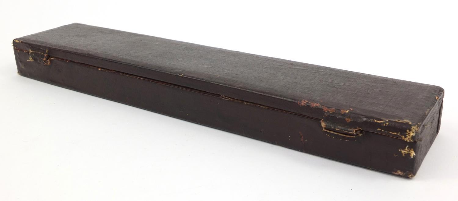 Captain Field's Improved wooden and brass rolling ruler, Hudson & Sons, Greenwich, housed in a - Image 8 of 8
