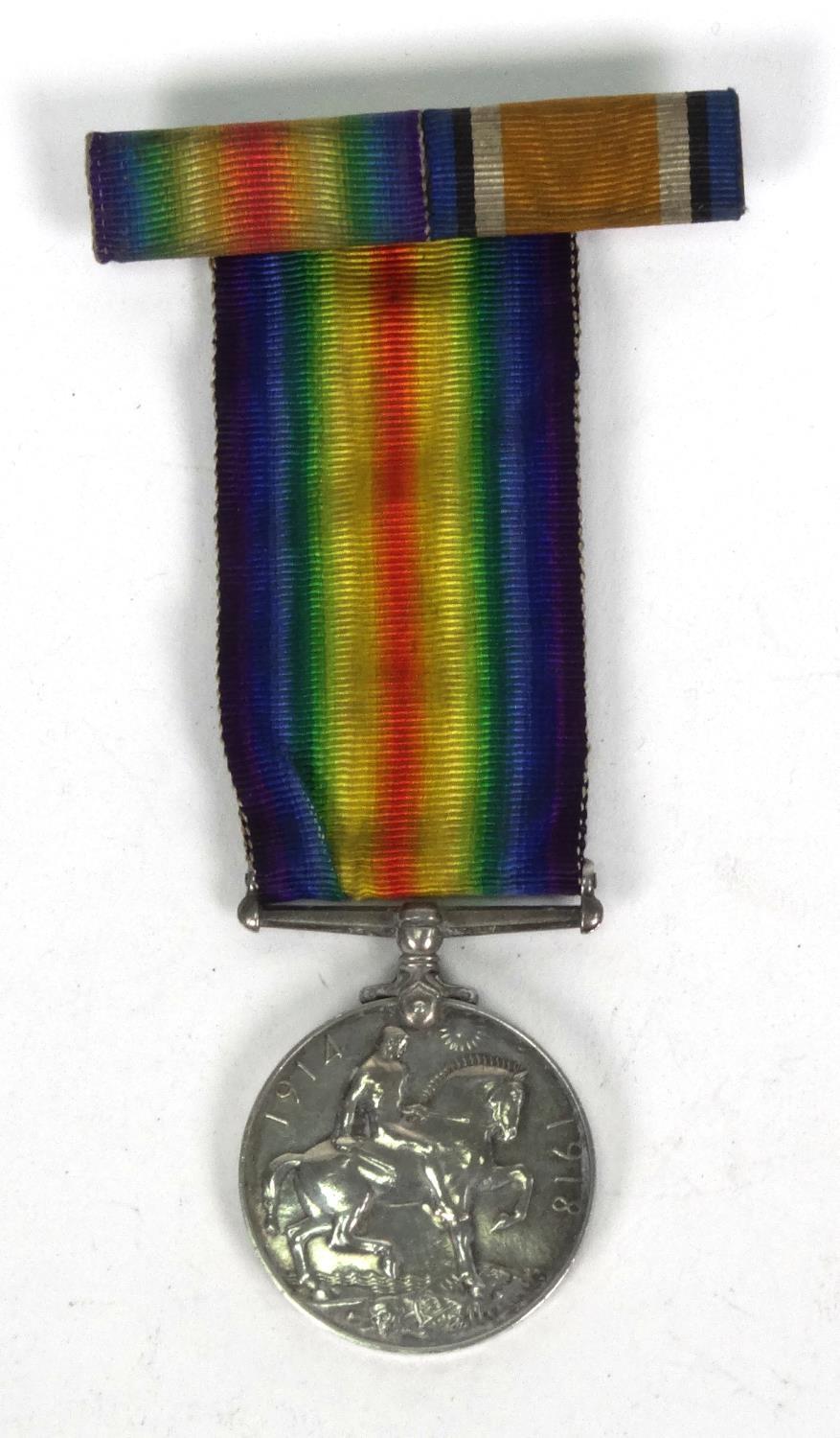 Military interest World War I War medal awarded to 6-31817 PTE.W.V.BARK R.W.KENT - Image 4 of 5
