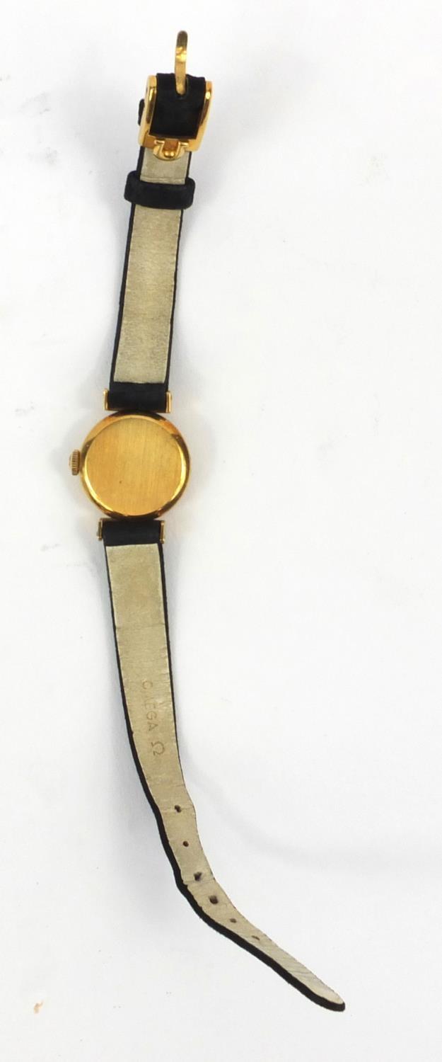 Omega 18ct gold lady's wristwatch - Image 6 of 7