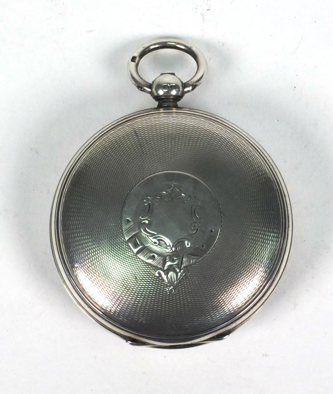 Victorian silver cased compensated pocket barometer, Lawrence & Mayo London 1892, 5cm diameter - Image 5 of 6