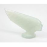 Lalique opaline Spirit of the Wind Victoire paperweight modelled after the car mascot , etched '