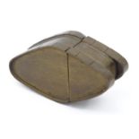 Military interest World War I trench lighter in the form of a tank, 7.5cm diameter