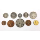 Cased Festival of Britain 1953 ten coin specimen set