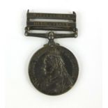 Military interest Victoria South Africa medal with Cape Colony and Witterbergen bars awarded to 4164