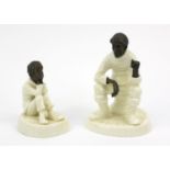 Two Minton figures - Travellers' Tales M.S.I., together with Spellbound M.S.2, the larger 20cm