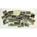 Collection of World War II photographs from Berlin of the Olympic Stadium including predominantly