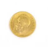 George V 1912 gold sovereign