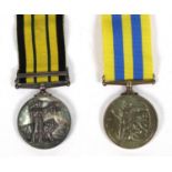 Military interest Queen Elizabeth Africa medal with Kenya bar awarded to I.P.R.FRANKLIN, together