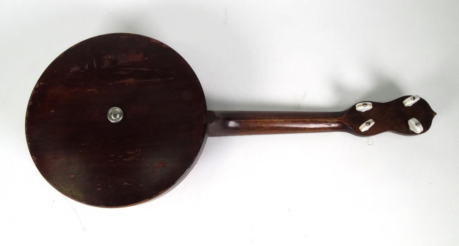 George Formby banjo, numbered 4508 to back, 56cm long - Image 5 of 6