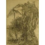 Gloria Diechmann - Artist's proof etching titled 'Beauty and the Beast', contemporary mounted and