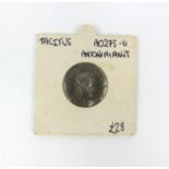 Antoninianus Tacitus AD275-6 Roman coin, 2.2cm diameter