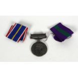 Military interest General Service medal with Palestine 1945-48 bar awarded to 14040333 SJT.E.G.