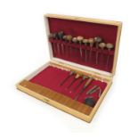 Collection of French Reynard engraver's engraving tools, stamped 'Reynard France', together with a