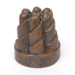 Victorian copper jelly mould, stamped M202, 12.5cm high :To Request a Condition Report Please