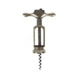 Wulfrun plants steel corkscrew, patent No.5549, 17cm when closed : For Condition Reports Please