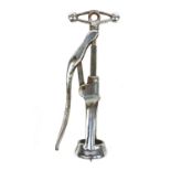 French Le Pesto chrome plated mechanical action corkscrew, 17cm when closed : For Condition