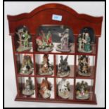 A collection of twelve Evergreen Studio Pewter Mystic Legends figures, all being hand painted,