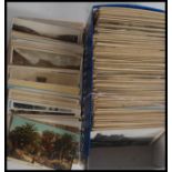 A collection of Cornwall and related postcards. Shoebox of vintage Cornish views. Approx 700.