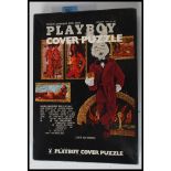 A retro Playboy cover puzzle 300 piece jigsaw puzzle dated for January 1971