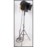 A vintage Ianiro Italy mid 20th century stage theatre film Lamp / Spot Light marked Ianiro Italy.