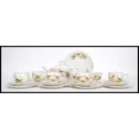 A vintage ' Victoria ' Czechoslovakian made china tea service,