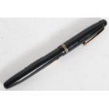 An American Vintage Parker Parkette Zephyr Fountain Pen bearing impressed marks to the stem