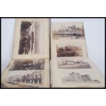 Large Victorian album plus loose pages and large cards  with wide range of original (mostly)albumen