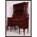 A good quality Edwardian mahogany sideboard dresser.