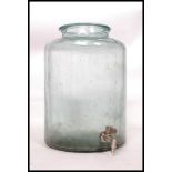 A large vintage Industrial glass urn complete with pourer to the base ( see illustrations ).