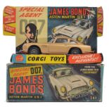 CORGI JAMES BOND 261: An original vintage Corgi James Bond Aston Martin DB5 No.261 diecast model.