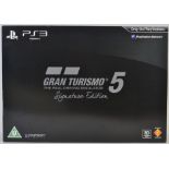 PLAYSTATION 3: A Gran Turismo 5 ' Signature Edition ' Playstation 3 PS3 boxed game and accessories